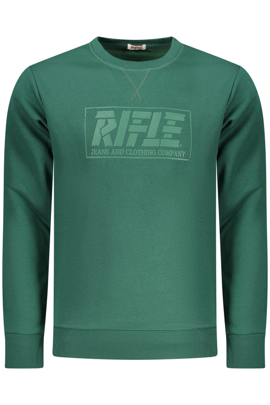 RIFLE FELPA SENZA ZIP UOMO VERDE