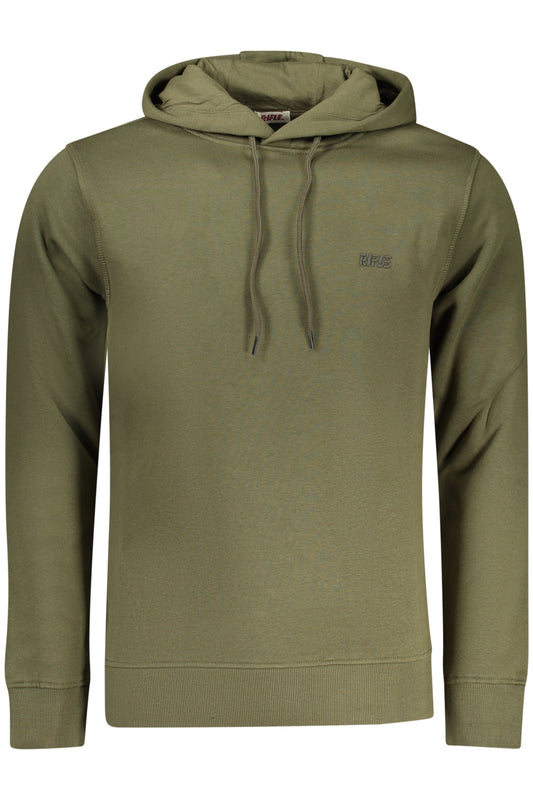 RIFLE FELPA SENZA ZIP UOMO VERDE