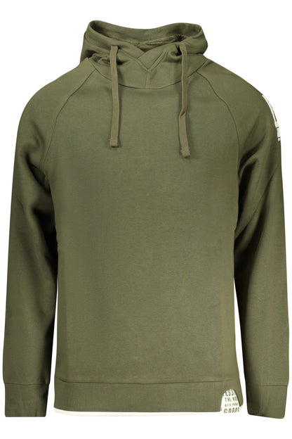 RIFLE FELPA SENZA ZIP UOMO VERDE