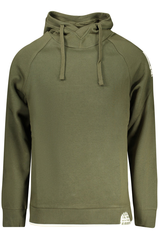 RIFLE FELPA SENZA ZIP UOMO VERDE