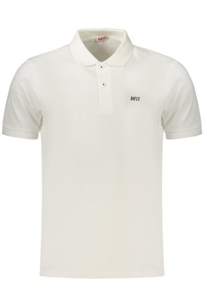 RIFLE POLO MANICHE CORTE UOMO BIANCO