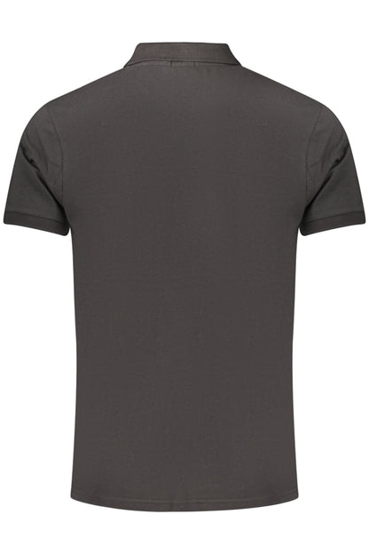 RIFLE POLO MANICHE CORTE UOMO NERO