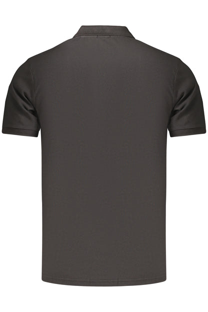 RIFLE POLO MANICHE CORTE UOMO NERO