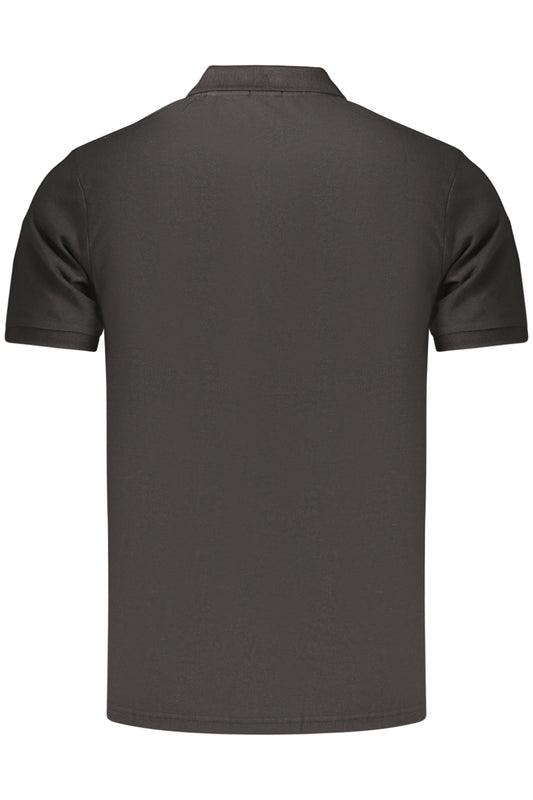 RIFLE POLO MANICHE CORTE UOMO NERO
