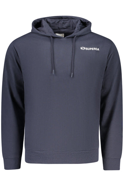 SUPERGA FELPA SENZA ZIP UOMO BLU