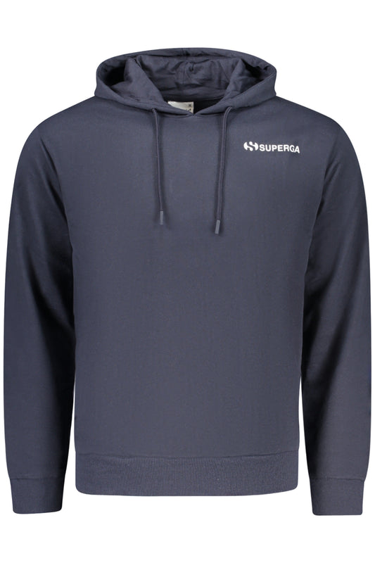 SUPERGA FELPA SENZA ZIP UOMO BLU