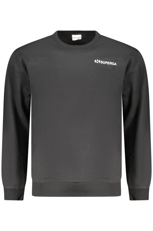 SUPERGA FELPA SENZA ZIP UOMO NERO