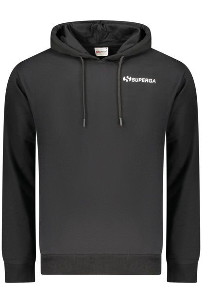 SUPERGA FELPA SENZA ZIP UOMO NERO
