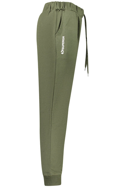SUPERGA PANTALONE TUTA LUNGO UOMO VERDE