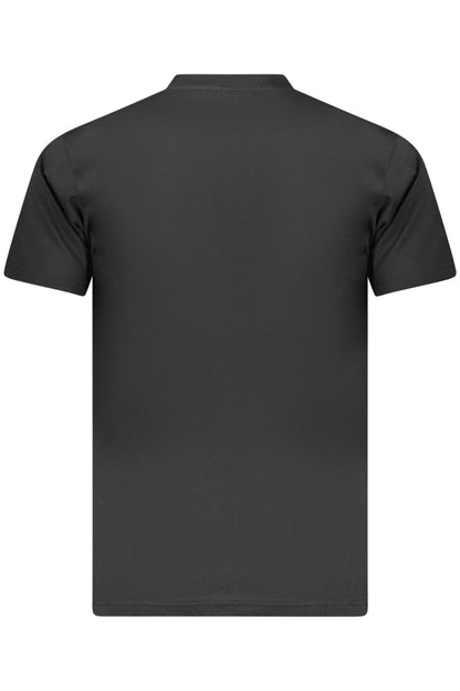SUPERGA T-SHIRT MANICHE CORTE UOMO NERO