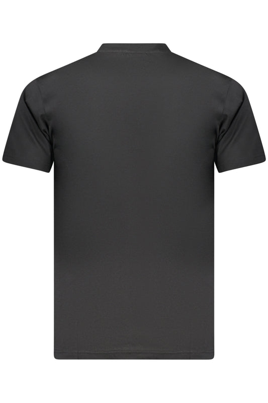 SUPERGA T-SHIRT MANICHE CORTE UOMO NERO