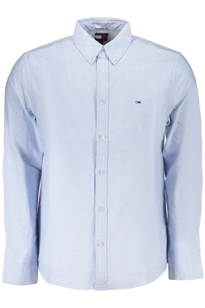 TOMMY HILFIGER CAMICIA MANICHE LUNGHE UOMO AZZURRO
