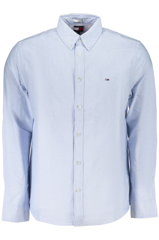 TOMMY HILFIGER CAMICIA MANICHE LUNGHE UOMO AZZURRO