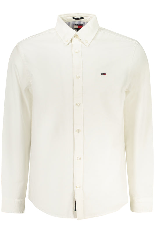 TOMMY HILFIGER CAMICIA MANICHE LUNGHE UOMO BIANCO