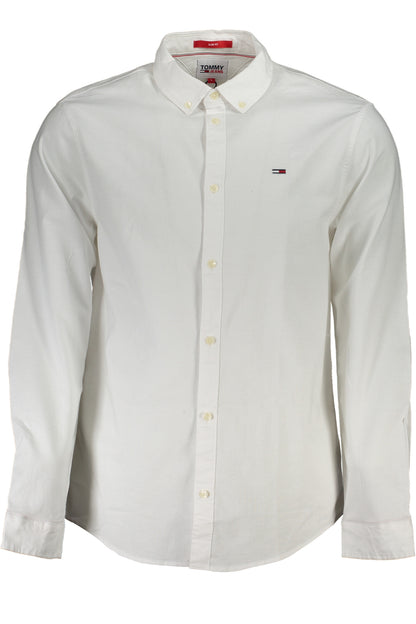TOMMY HILFIGER CAMICIA MANICHE LUNGHE UOMO BIANCO