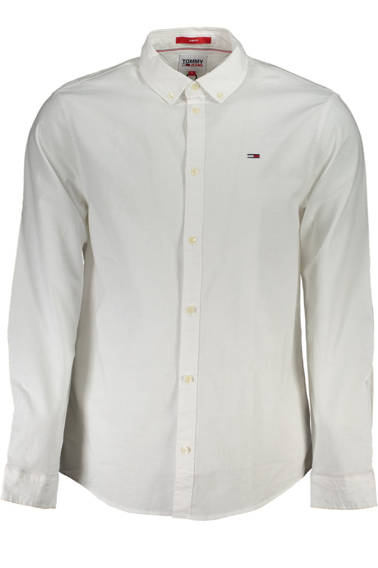TOMMY HILFIGER CAMICIA MANICHE LUNGHE UOMO BIANCO