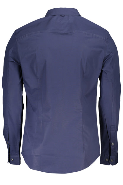 TOMMY HILFIGER CAMICIA MANICHE LUNGHE UOMO BLU