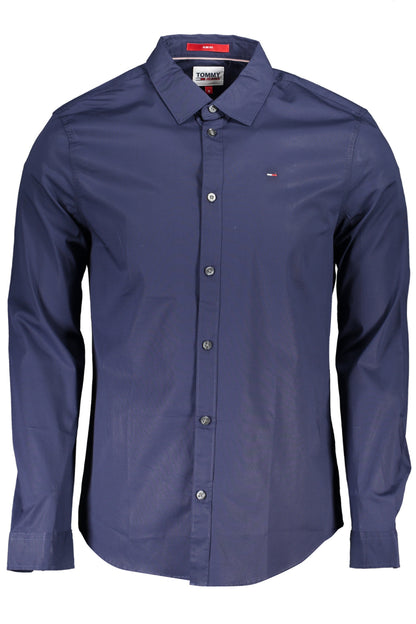 TOMMY HILFIGER CAMICIA MANICHE LUNGHE UOMO BLU
