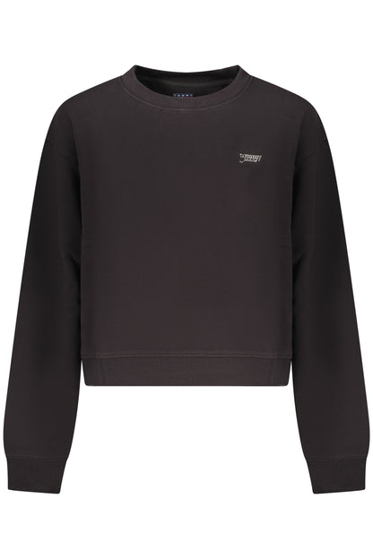 TOMMY HILFIGER FELPA SENZA ZIP DONNA NERO