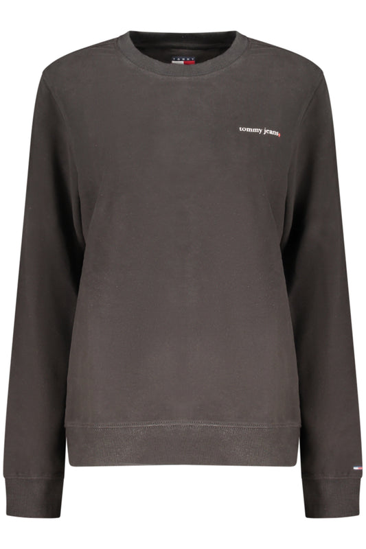TOMMY HILFIGER FELPA SENZA ZIP DONNA NERO