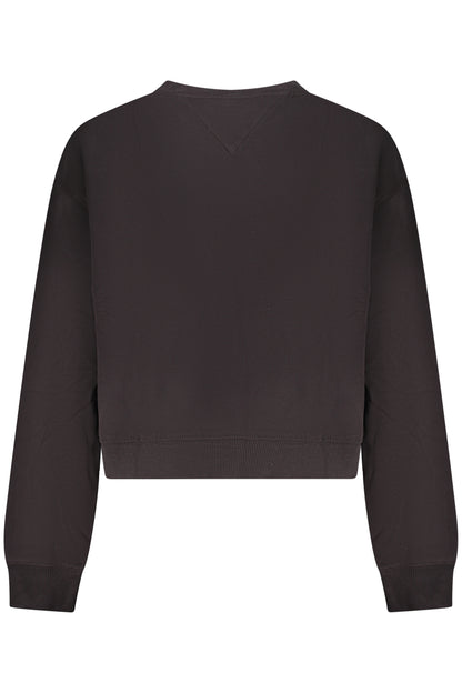 TOMMY HILFIGER FELPA SENZA ZIP DONNA NERO
