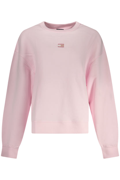 TOMMY HILFIGER FELPA SENZA ZIP DONNA ROSA