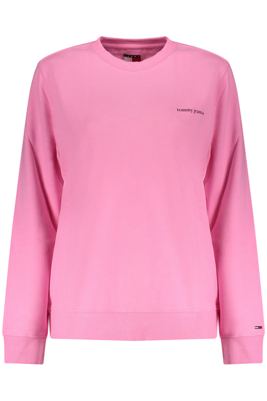 TOMMY HILFIGER FELPA SENZA ZIP DONNA ROSA
