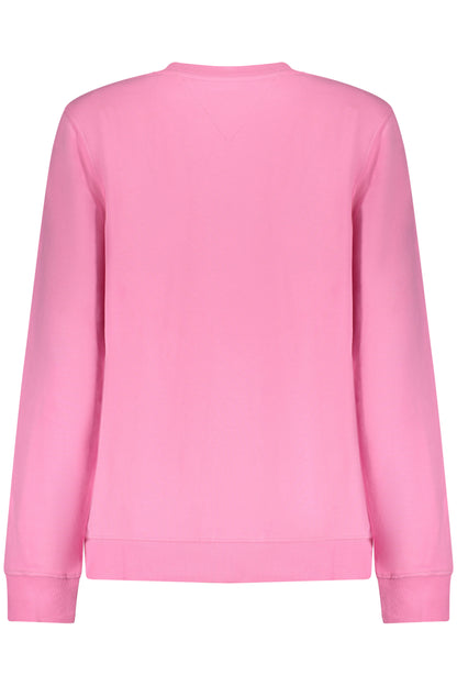 TOMMY HILFIGER FELPA SENZA ZIP DONNA ROSA