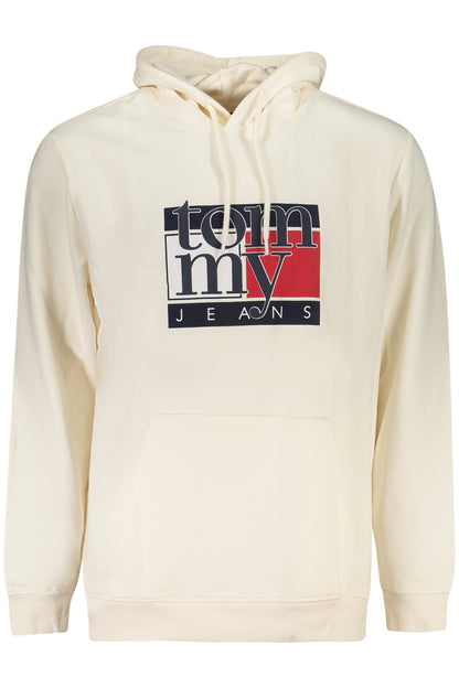 TOMMY HILFIGER FELPA SENZA ZIP UOMO BIANCO