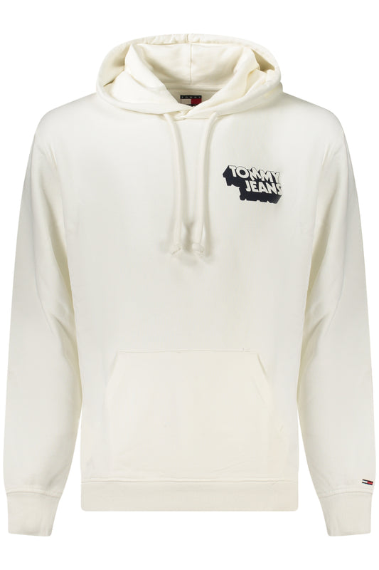 TOMMY HILFIGER FELPA SENZA ZIP UOMO BIANCO