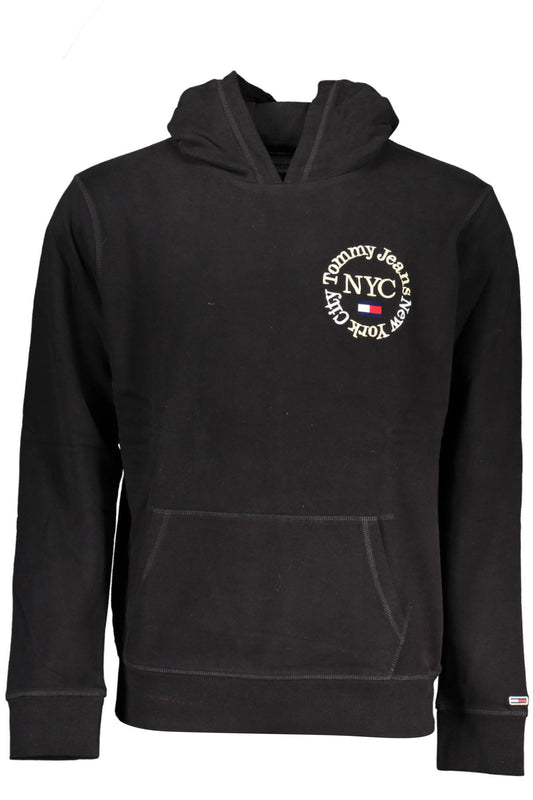 TOMMY HILFIGER FELPA SENZA ZIP UOMO NERO