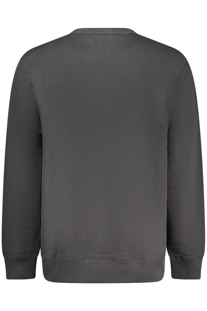 TOMMY HILFIGER FELPA SENZA ZIP UOMO NERO
