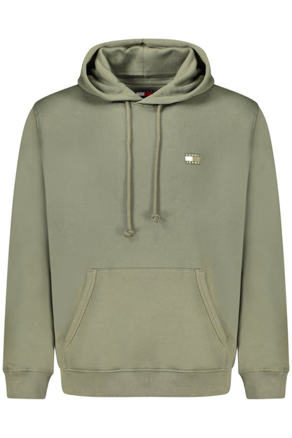 TOMMY HILFIGER FELPA SENZA ZIP UOMO VERDE