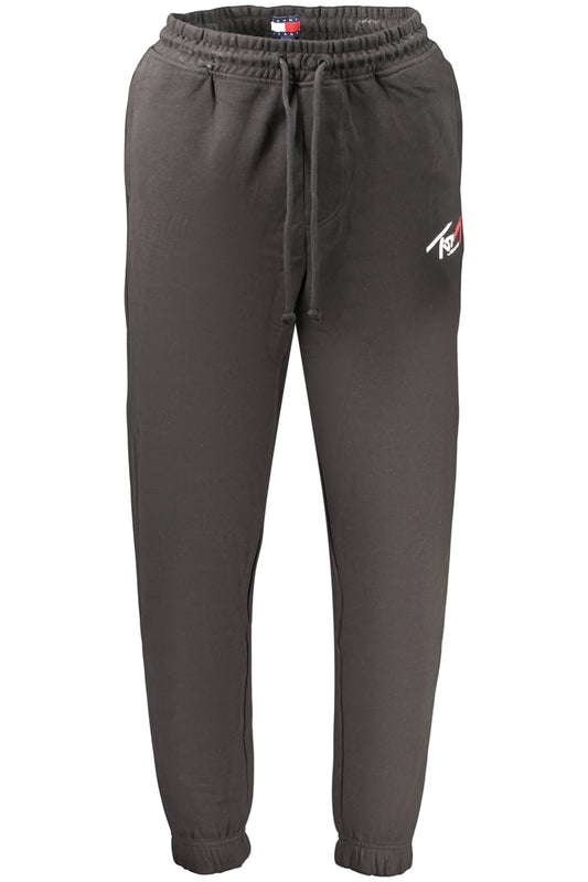 TOMMY HILFIGER PANTALONE TUTA LUNGO UOMO NERO