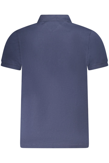 TOMMY HILFIGER POLO MANICHE CORTE UOMO BLU
