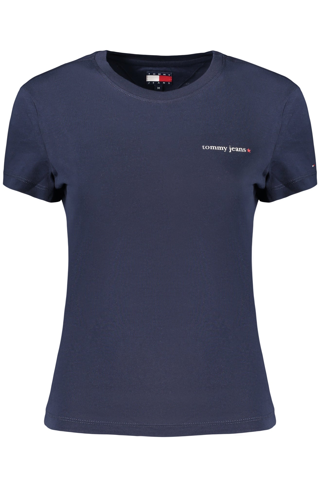 TOMMY HILFIGER T-SHIRT MANICHE CORTE DONNA BLU