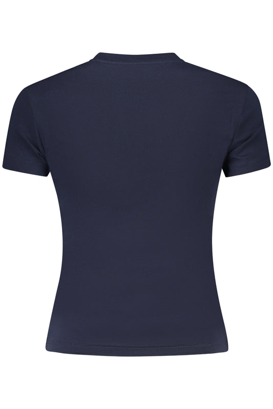 TOMMY HILFIGER T-SHIRT MANICHE CORTE DONNA BLU