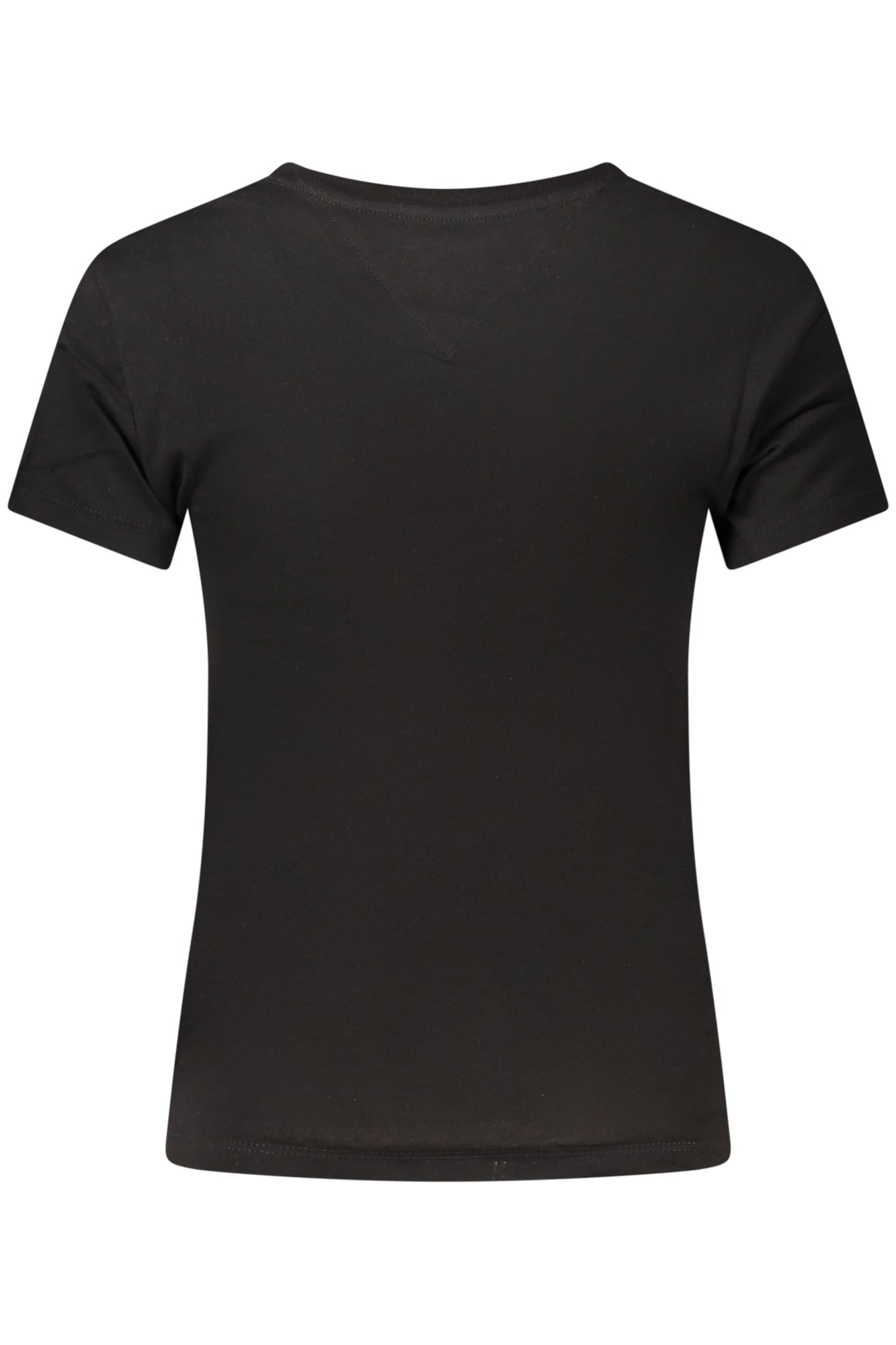 TOMMY HILFIGER T-SHIRT MANICHE CORTE DONNA NERO