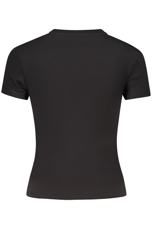 TOMMY HILFIGER T-SHIRT MANICHE CORTE DONNA NERO