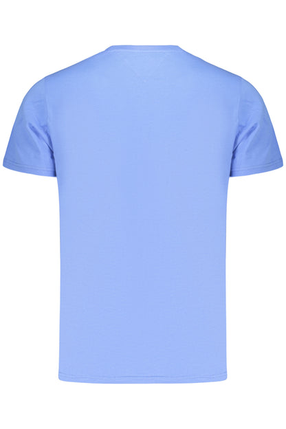 TOMMY HILFIGER T-SHIRT MANICHE CORTE UOMO AZZURRO