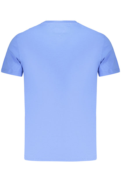 TOMMY HILFIGER T-SHIRT MANICHE CORTE UOMO AZZURRO