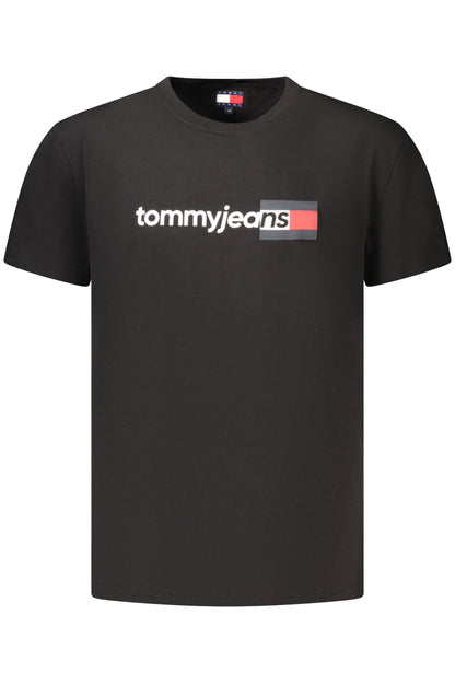 TOMMY HILFIGER T-SHIRT MANICHE CORTE UOMO NERO