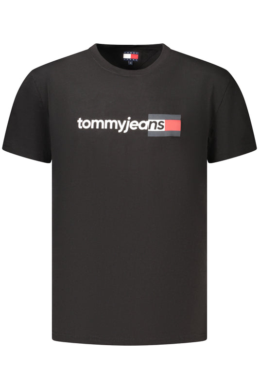 TOMMY HILFIGER T-SHIRT MANICHE CORTE UOMO NERO