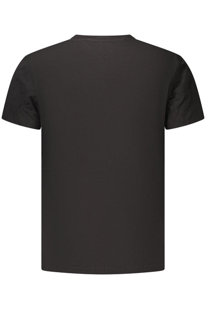 TOMMY HILFIGER T-SHIRT MANICHE CORTE UOMO NERO