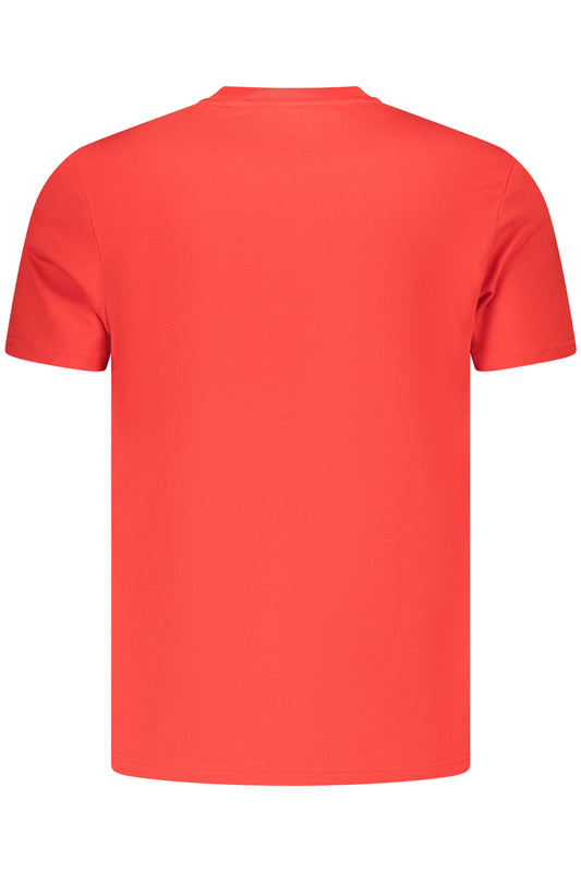TOMMY HILFIGER T-SHIRT MANICHE CORTE UOMO ROSSO