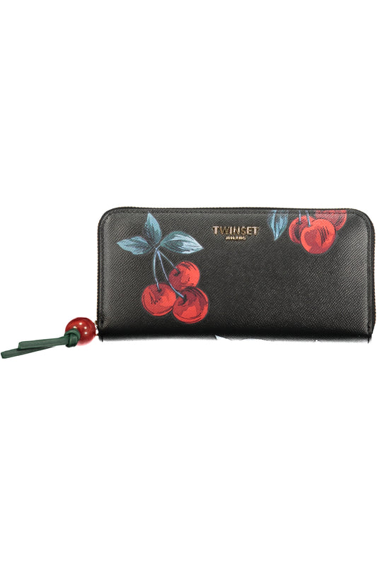 TWINSET PORTAFOGLIO DONNA NERO