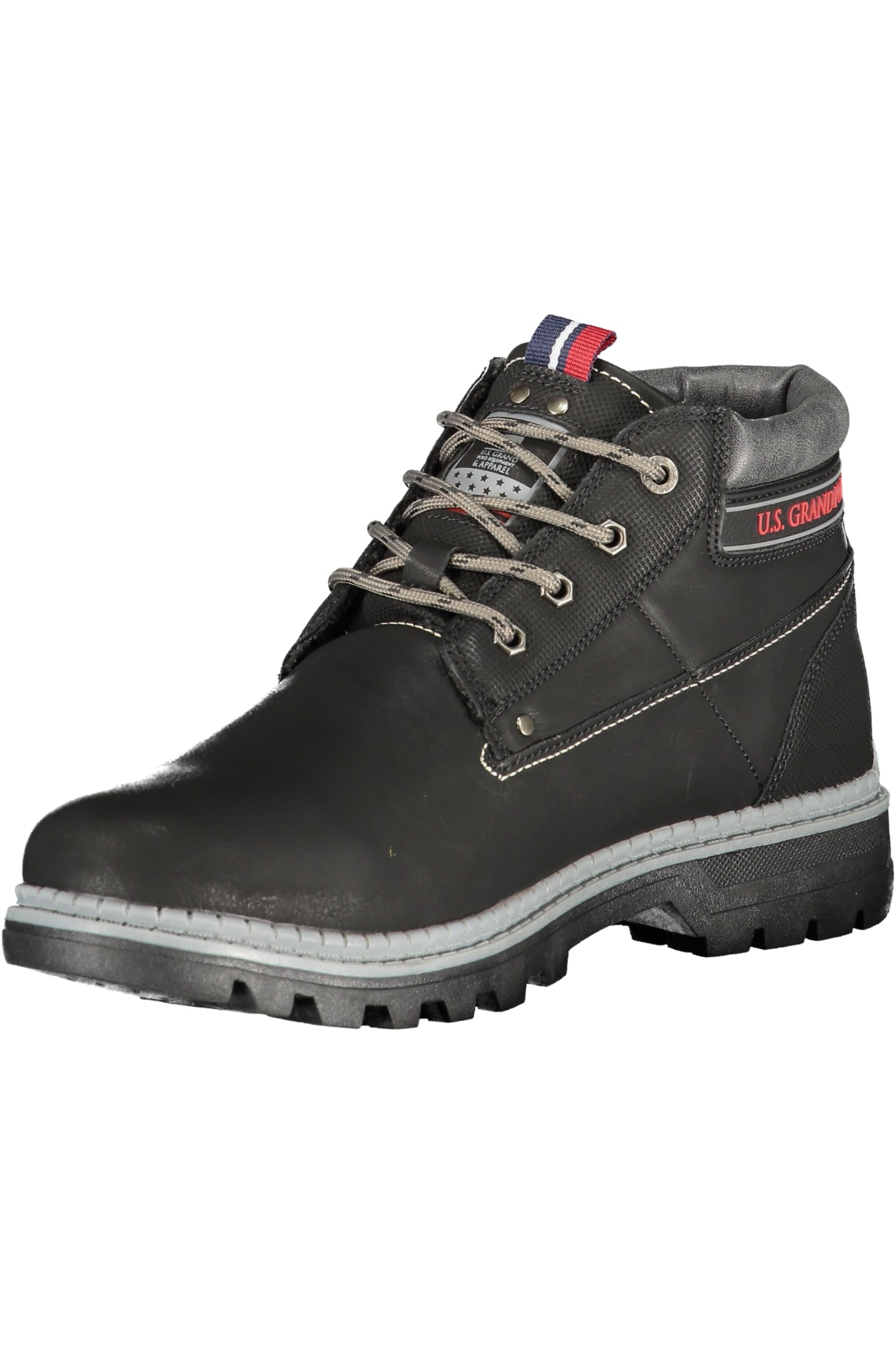U.S. GRAND CALZATURA STIVALE UOMO NERO