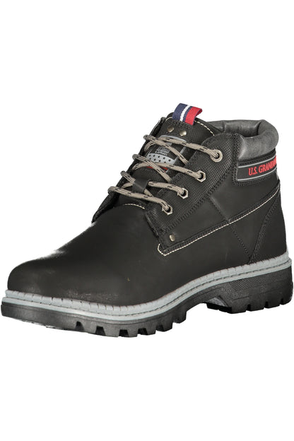 U.S. GRAND CALZATURA STIVALE UOMO NERO
