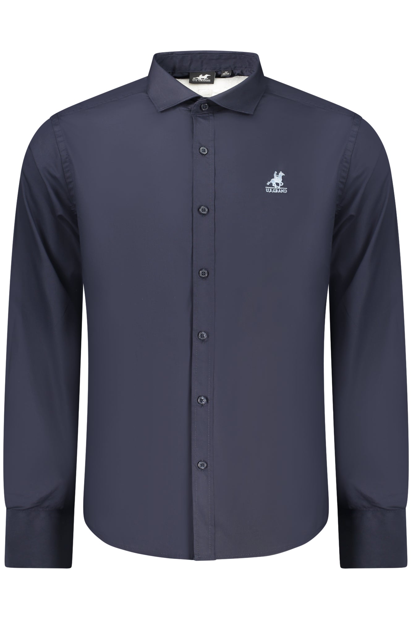 U.S. GRAND CAMICIA MANICHE LUNGHE UOMO BLU