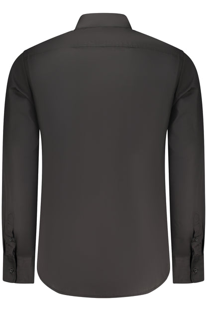 U.S. GRAND CAMICIA MANICHE LUNGHE UOMO NERO